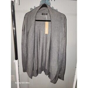 Bloomchic Cardigan, Ribbed Neck Line, Long Sleeve, PTP 25.5in, 32in Long, NWT